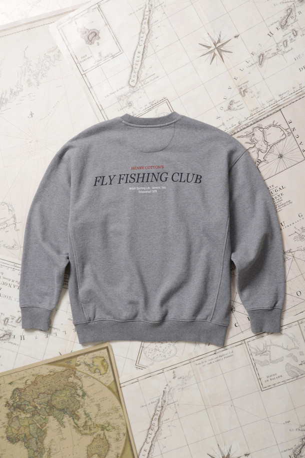 HENRY COTTON'S - 스웨트셔츠 - [Fly Fishing Club] Artwork Sweatshirt