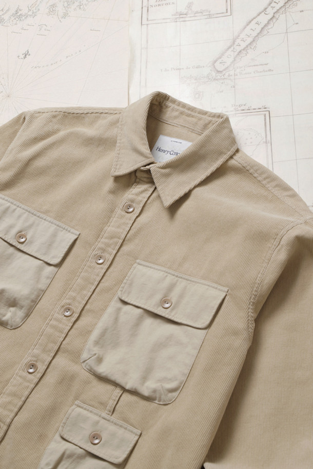 HENRY COTTON'S - 긴팔셔츠 - [Fly Fishing Club] Corduroy Fishing Shirt