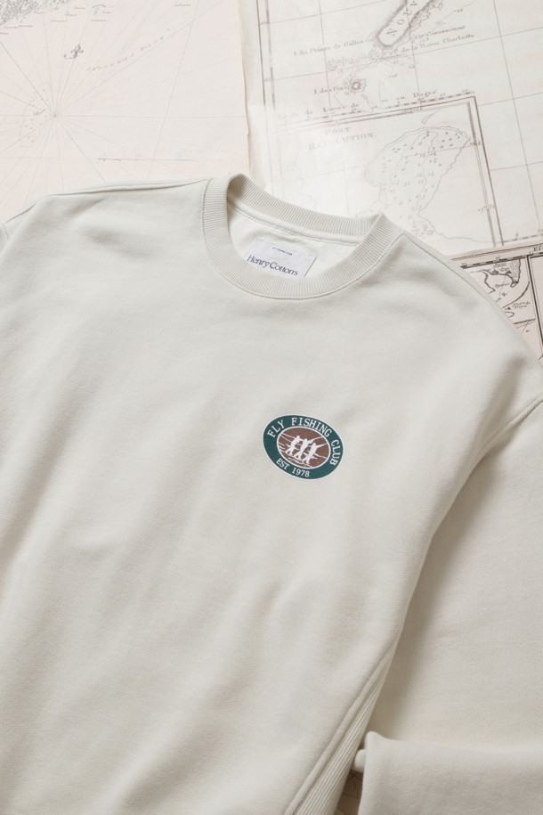 HENRY COTTON'S - 스웨트셔츠 - [Fly Fishing Club] Artwork Sweatshirt