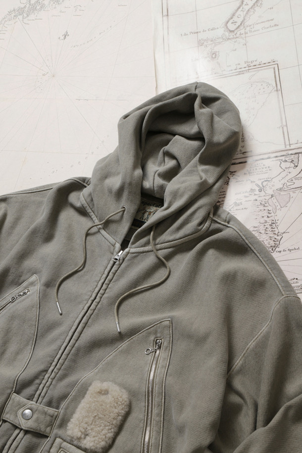 HENRY COTTON'S - 블루종/점퍼 - [FFC]★ [Henry Cotton's x Spectator] Garment dyed Full-zip Parka-F