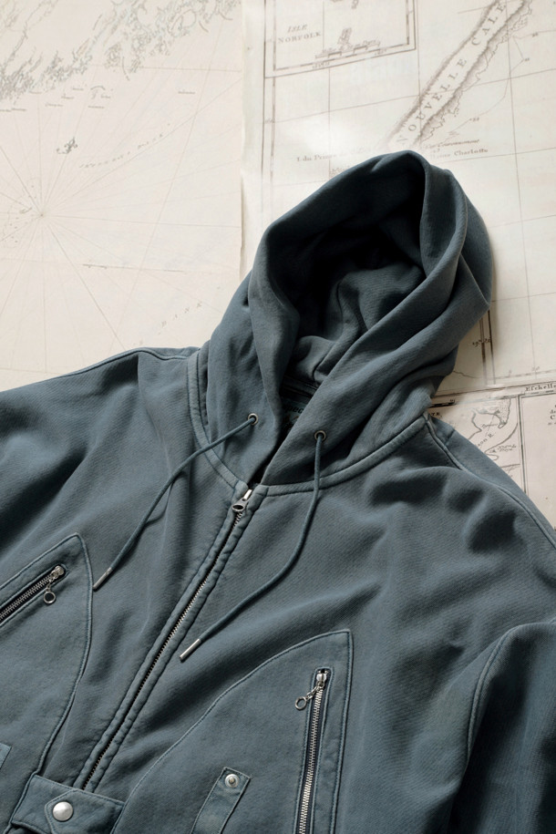 HENRY COTTON'S - 블루종/점퍼 - [FFC]★ [Henry Cotton's x Spectator] Garment dyed Full-zip Parka-F