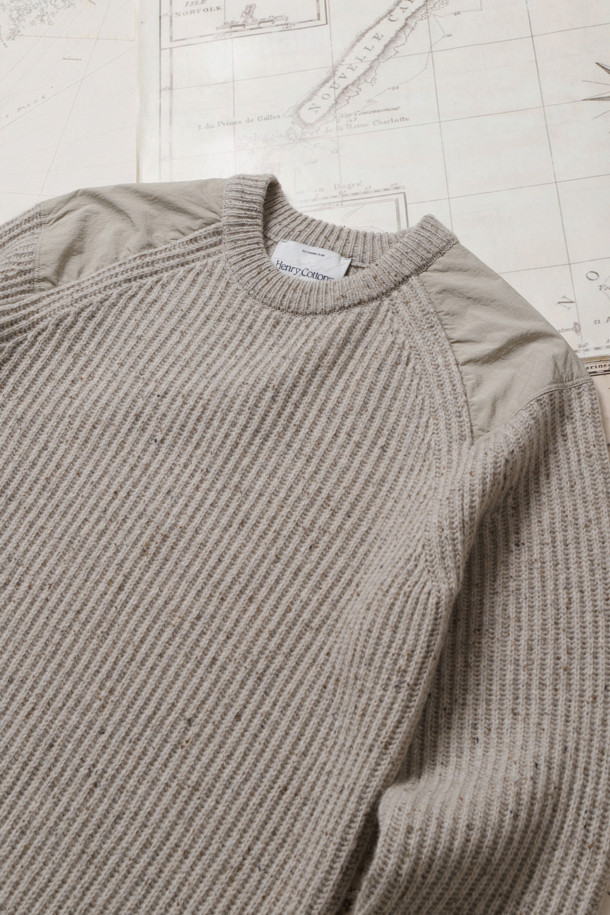 HENRY COTTON'S - 스웨터 - [Fly Fishing Club] Fisherman's crewneck sweater