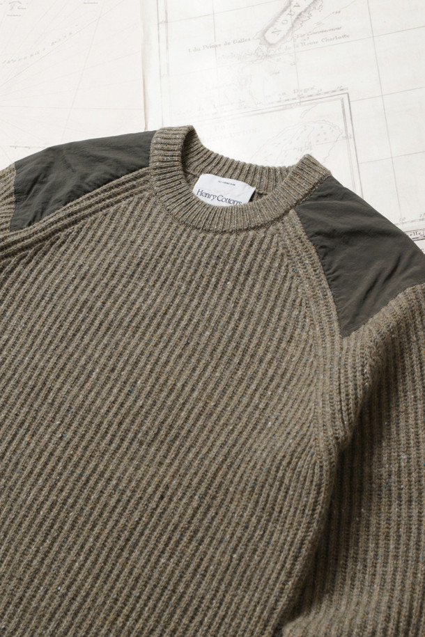 HENRY COTTON'S - 스웨터 - [Fly Fishing Club] Fisherman's crewneck sweater