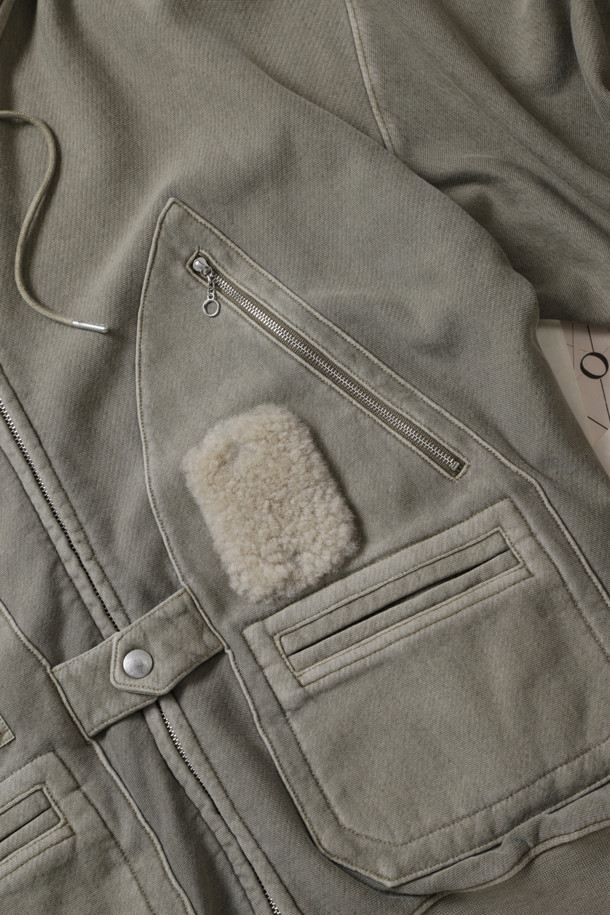 HENRY COTTON'S - 블루종/점퍼 - [FFC]★ [Henry Cotton's x Spectator] Garment dyed Full-zip Parka-F