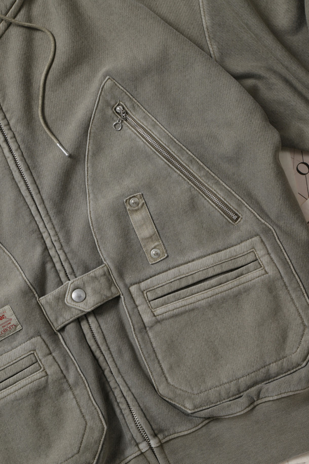 HENRY COTTON'S - 블루종/점퍼 - [FFC]★ [Henry Cotton's x Spectator] Garment dyed Full-zip Parka-F