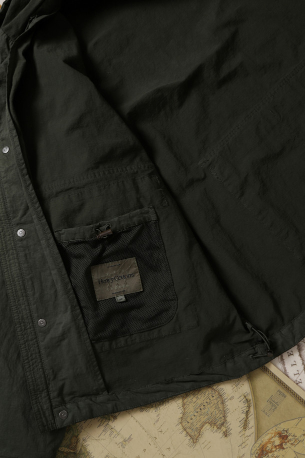 HENRY COTTON'S - 블루종/점퍼 - [Fly Fishing Club] Garment dyed fishing jumper