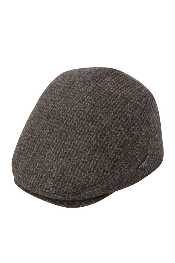 HENRY COTTON'S - 모자 - (Imported Fabric) Harris Tweed 울체크 헌팅캡