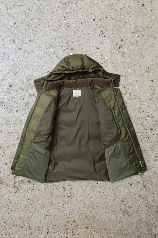 HENRY COTTON'S - 다운/패딩 - [Fly Fishing Club] Waxed ripstop down parka