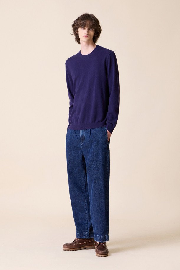 HENRY COTTON'S - 캐주얼팬츠 - [British Sporting Club] Pleated washing denim pants