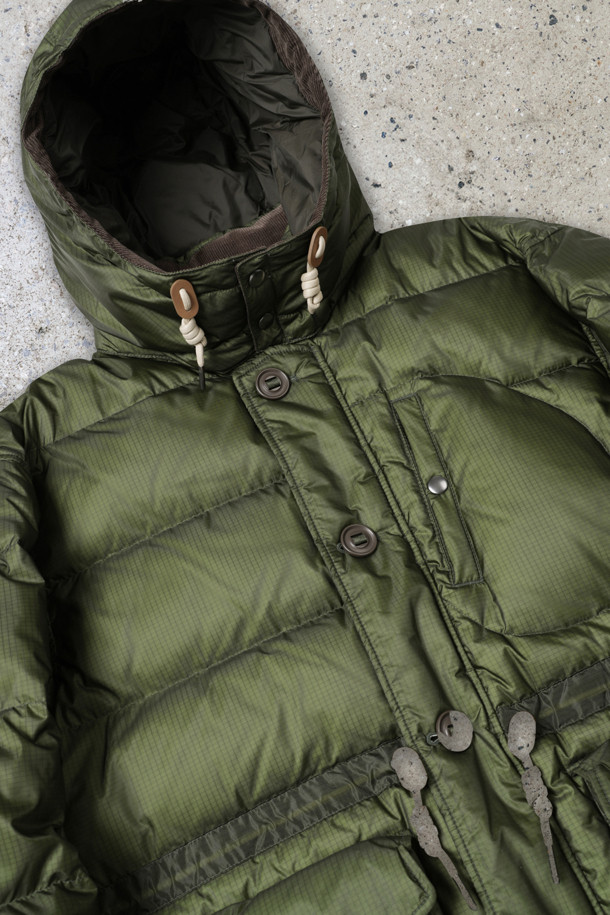 HENRY COTTON'S - 다운/패딩 - [Fly Fishing Club] Waxed ripstop down parka