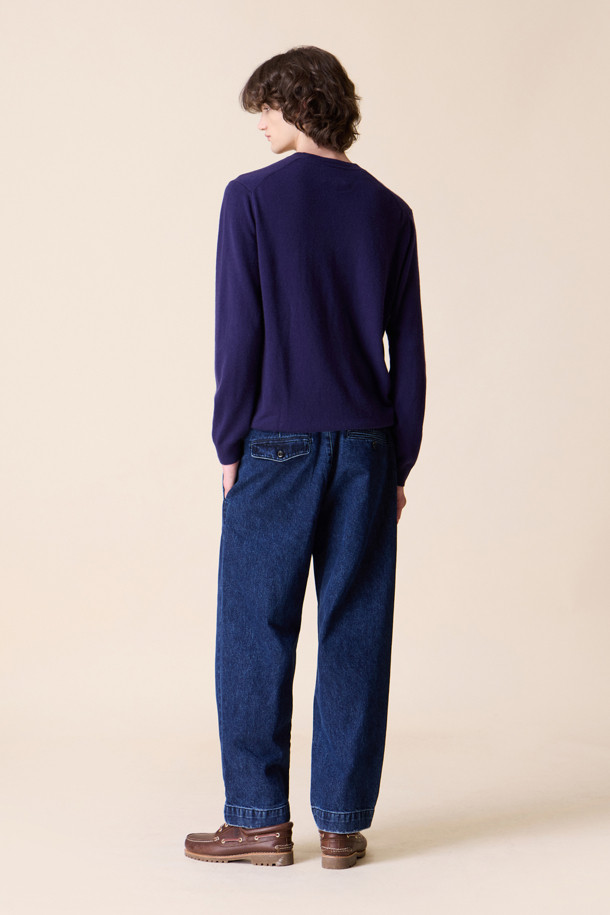 HENRY COTTON'S - 캐주얼팬츠 - [British Sporting Club] Pleated washing denim pants