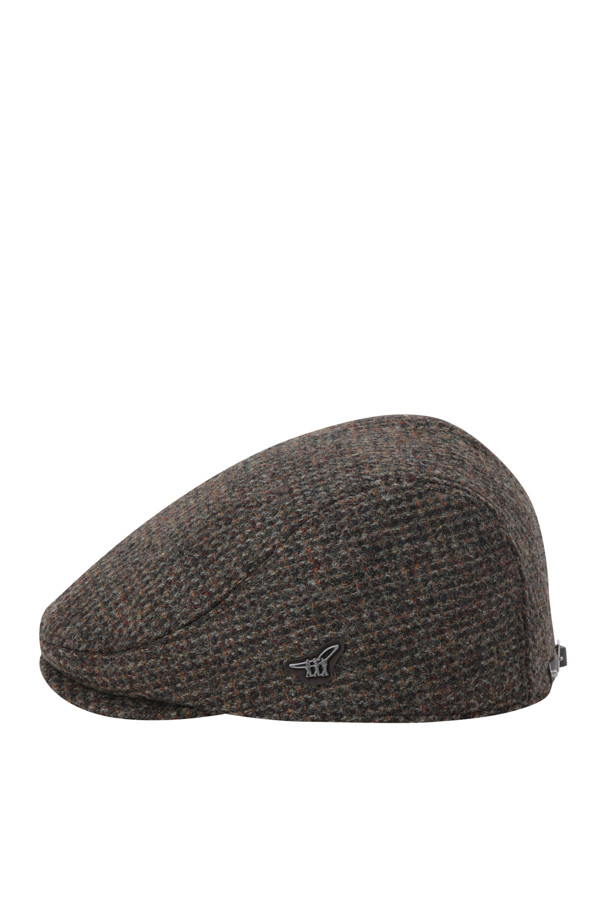 HENRY COTTON'S - 모자 - (Imported Fabric) Harris Tweed 울체크 헌팅캡