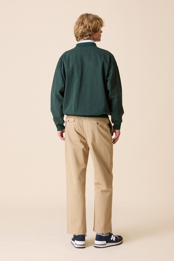 HENRY COTTON'S - 스웨트셔츠 - [British Sporting Club] Washing collar sweatshirt