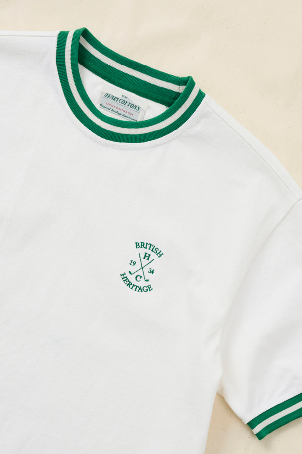 HENRY COTTON'S - 티셔츠 - [British Sporting Club] Logo round polo