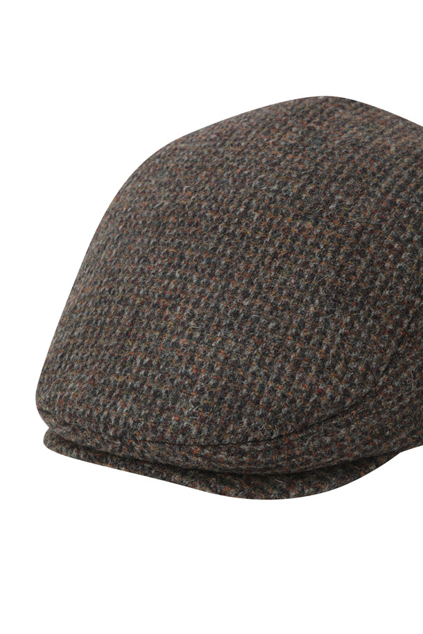 HENRY COTTON'S - 모자 - (Imported Fabric) Harris Tweed 울체크 헌팅캡