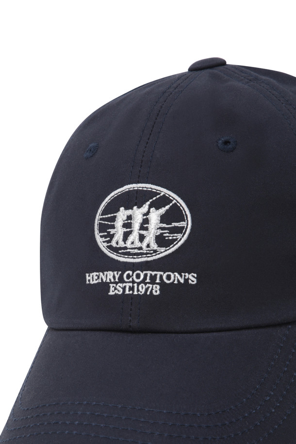 HENRY COTTON'S - 모자 - [Fly Fishing Club] Navy Ball Cap