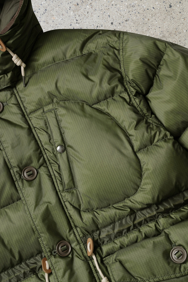 HENRY COTTON'S - 다운/패딩 - [Fly Fishing Club] Waxed ripstop down parka