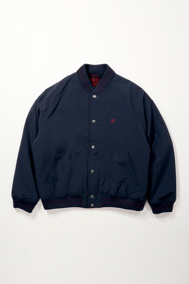 HENRY COTTON'S - 블루종/점퍼 - [British Sporting Club] Casentino wool reversible jacket