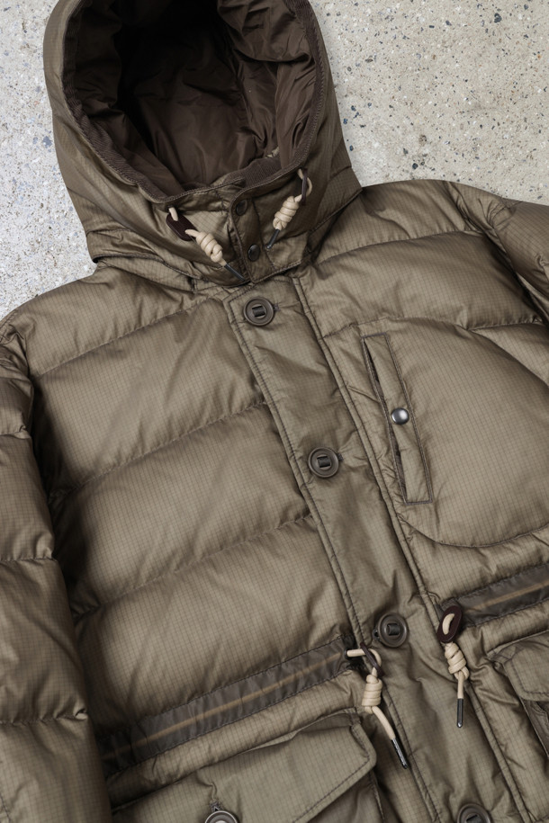 HENRY COTTON'S - 다운/패딩 - [Fly Fishing Club] Waxed ripstop down parka