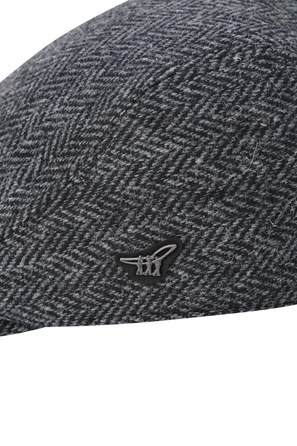 HENRY COTTON'S - 모자 - (Imported Fabric) Harris Tweed 울 헌팅캡