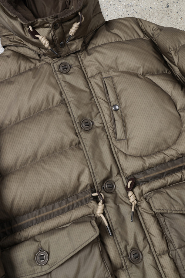 HENRY COTTON'S - 다운/패딩 - [Fly Fishing Club] Waxed ripstop down parka