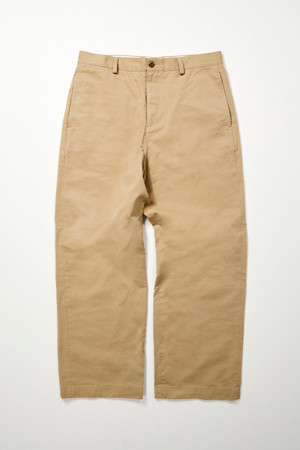 [British Sporting Club] Wide chino pants