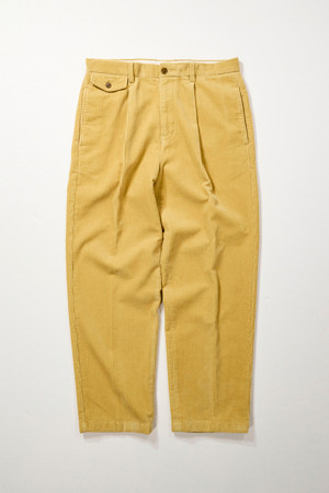 [British Sporting Club] Pleated heavy corduroy pants