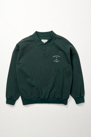 [British Sporting Club] Washing collar sweatshirt