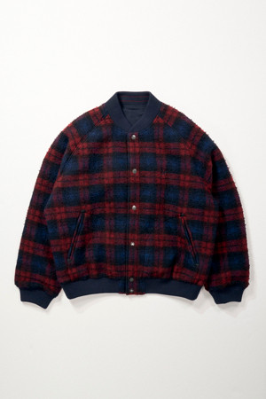 [British Sporting Club] Casentino wool reversible jacket