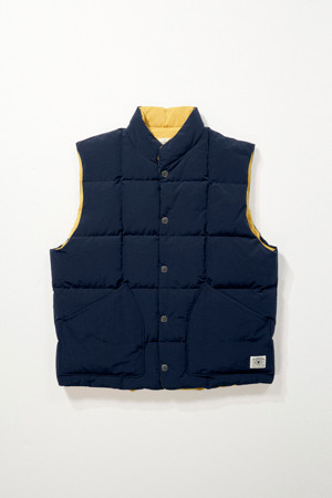 [British Sporting Club] Square quilting down vest