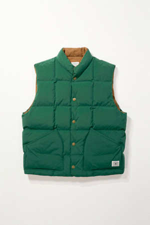 [British Sporting Club] Square quilting down vest