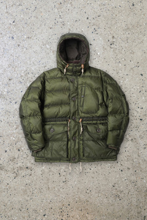 [Fly Fishing Club] Waxed ripstop down parka