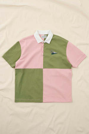 [British Sporting Club] plaid polo