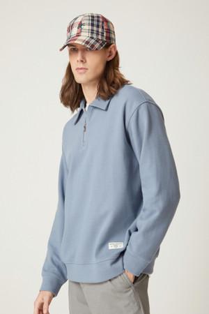 S/S 집업 폴로 티셔츠