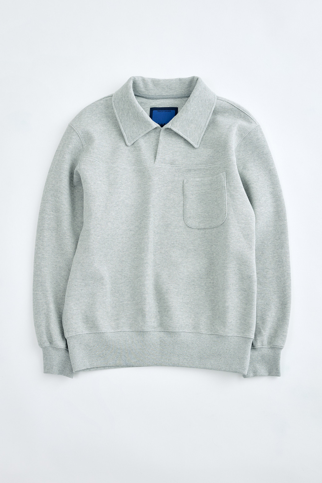 HENRY COTTON'S - 긴팔티셔츠 - (FFC x DOCUMENT) Open-Collared Long Sleeve Jersey