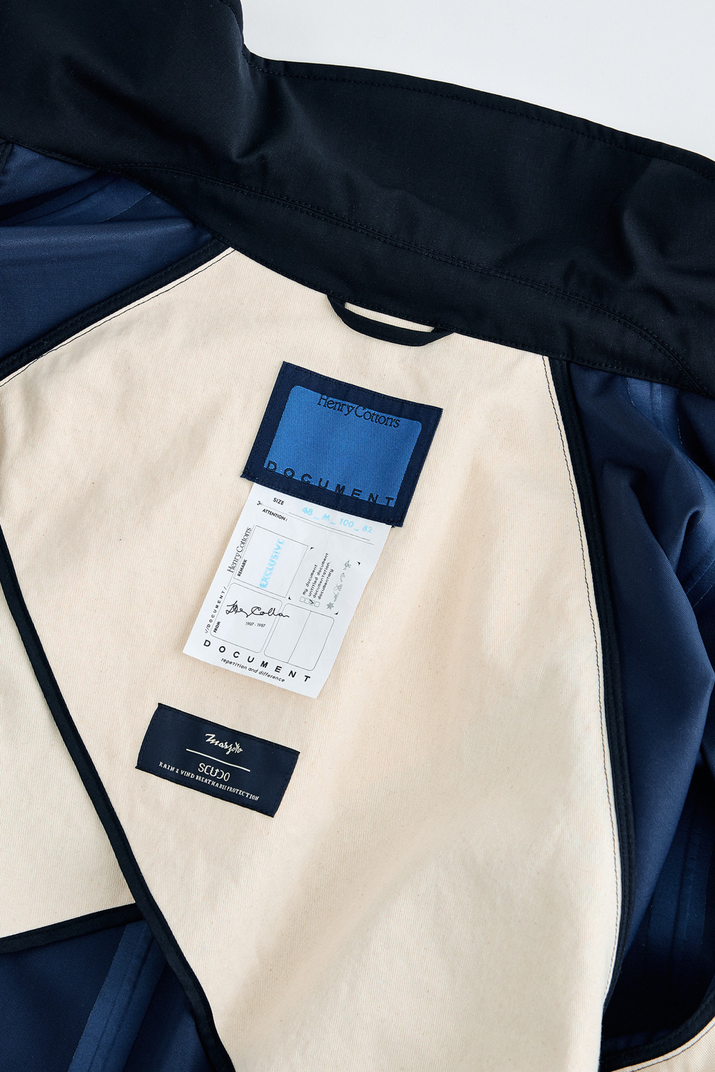 HENRY COTTON'S - 코트 - (FFC x DOCUMENT) Waterproof Wool Seam-Sealed Coat