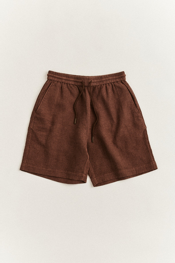HENRY COTTON'S - 하프팬츠 - [British Sporting Club] Garment Dyeing Waffle Shorts