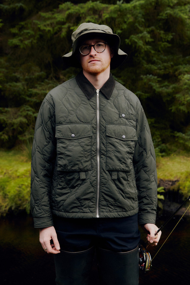 HENRY COTTON'S - 블루종/점퍼 - (Fly Fishing Club) Quilted padding  jumper