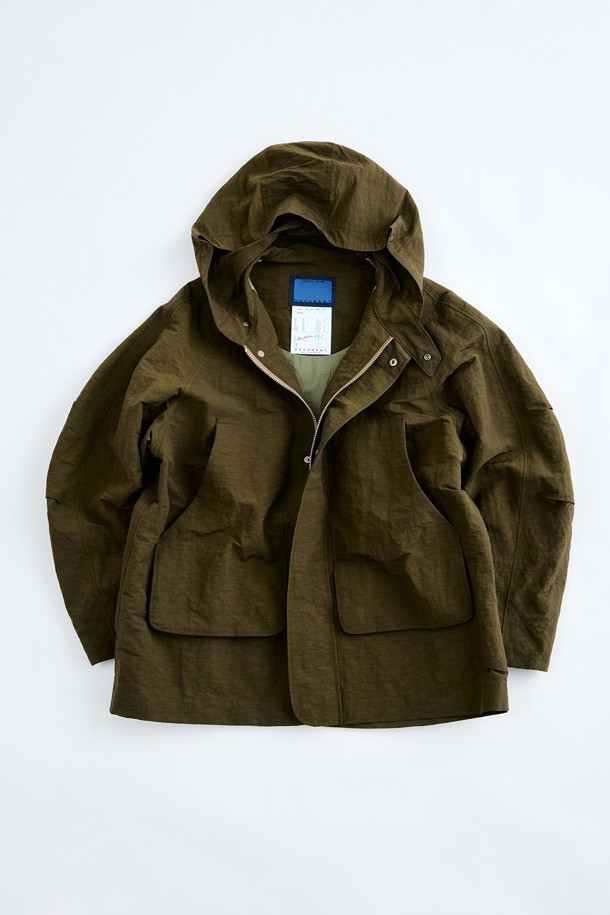 HENRY COTTON'S - 블루종/점퍼 - (FFC x Document) Hooded Shell Parka