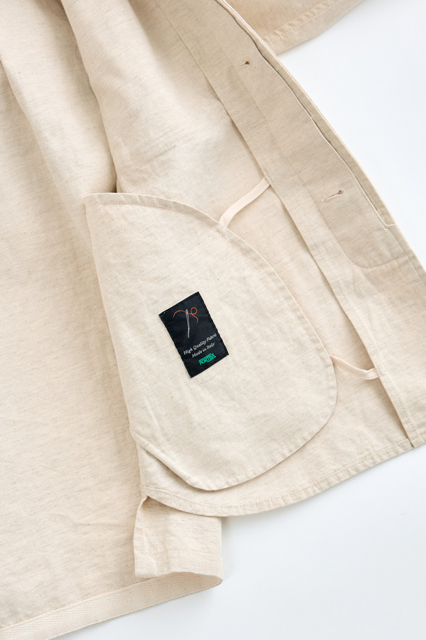 HENRY COTTON'S - 셔츠형자켓 - (FFC x Document) Linen Blend Shirting Jacket Set-Up