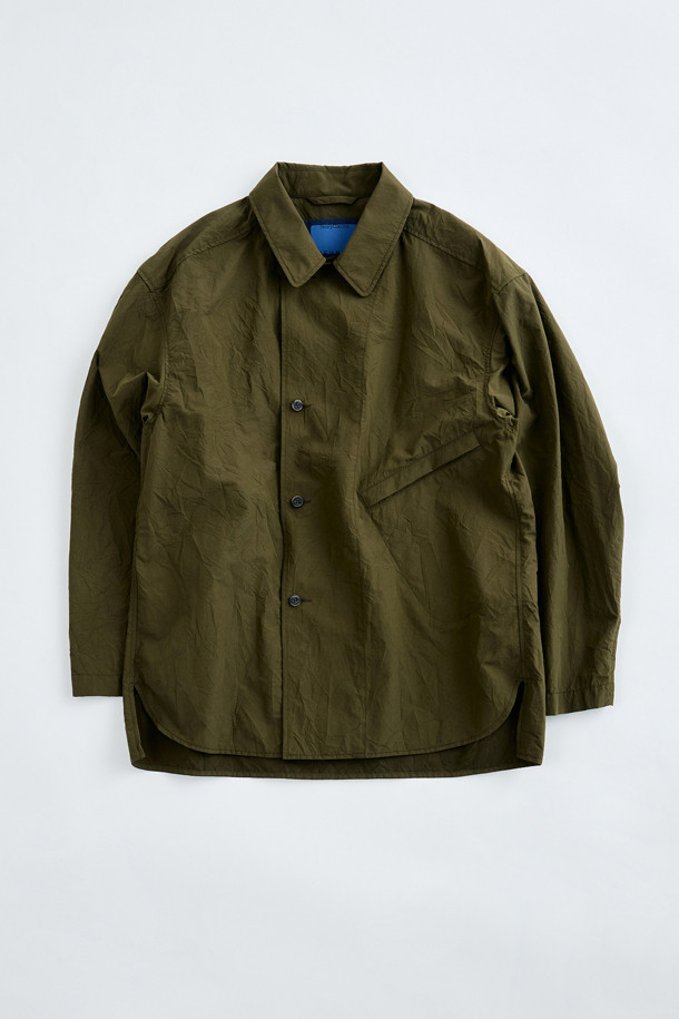 HENRY COTTON'S - 셔츠형자켓 - (FFC x Document) Waxed Crinkled Shirting Jacket