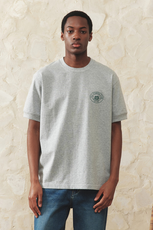 HENRY COTTON'S - 반팔티셔츠 - (Fly Fishing Club) Stamp Logo T-shirt