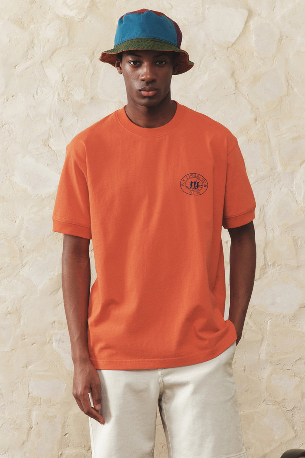 HENRY COTTON'S - 반팔티셔츠 - (Fly Fishing Club) Stamp Logo T-shirt
