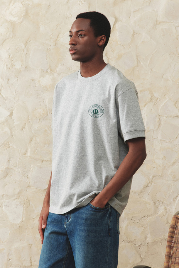 HENRY COTTON'S - 반팔티셔츠 - (Fly Fishing Club) Stamp Logo T-shirt