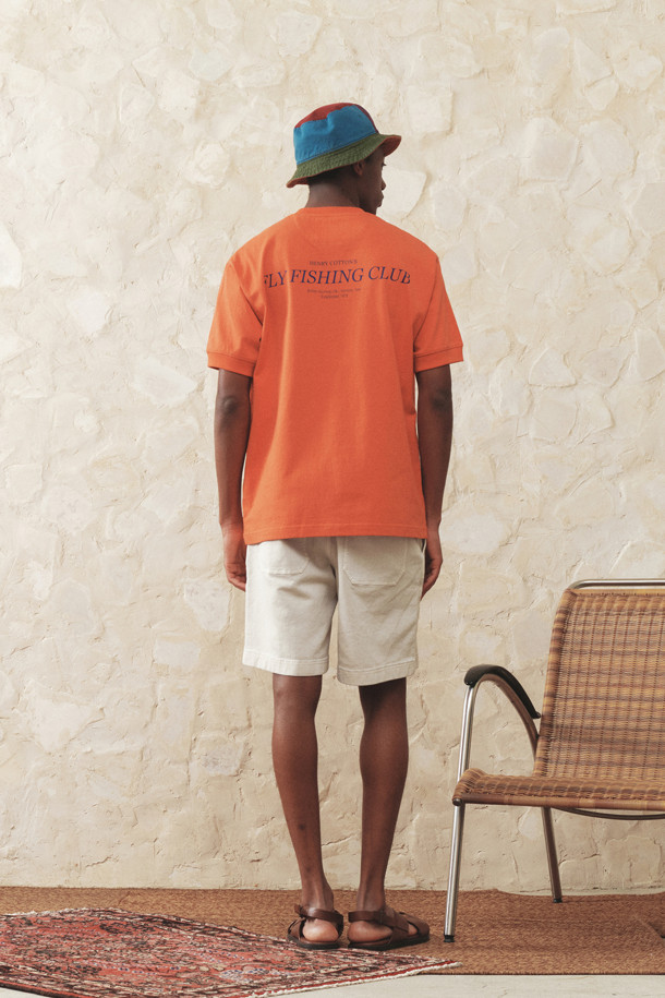 HENRY COTTON'S - 반팔티셔츠 - (Fly Fishing Club) Stamp Logo T-shirt
