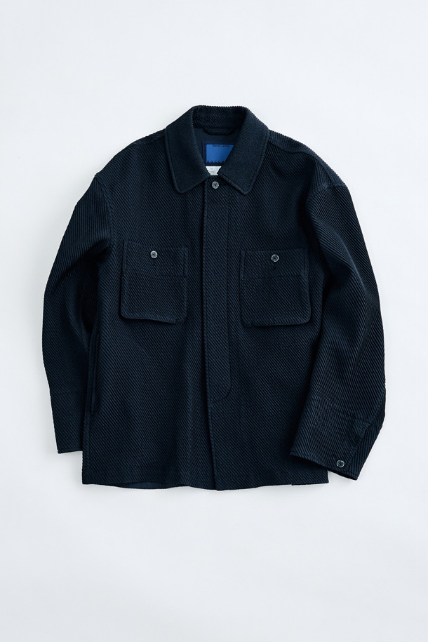 HENRY COTTON'S - 셔츠형자켓 - (FFC x Document) Wool blend Shirting Jacket Set-up