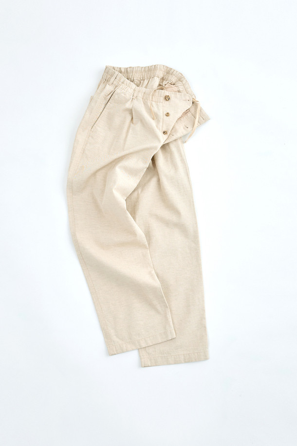 HENRY COTTON'S - 캐주얼팬츠 - (FFC x Document) Easy Linen-Blend Set-up Pants