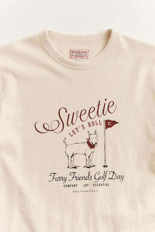 HENRY COTTON'S - 반팔티셔츠 - [BSC x CLOVE] Recycle Cotton Short-Sleeves T-Shirt (M)