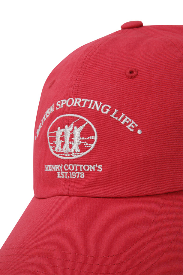 HENRY COTTON'S - 모자 - [Fly Fishing Club] Three Fishermen Logo Washed Ball Cap