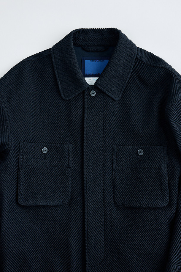 HENRY COTTON'S - 셔츠형자켓 - (FFC x Document) Wool blend Shirting Jacket Set-up